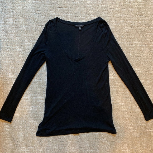 Casual Black Long Sleeve Tee - Picture 1 of 1